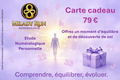 Carte cadeau - Etude numérologique - 79 €